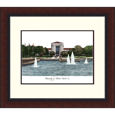 NCAA Houston Cougars Legacy Alumnus Lithograph Picture Frame