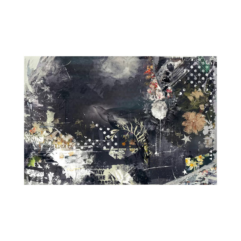 Ona Branch by Teis Albers - Gallery-Wrapped Canvas Giclée on Canvas, Canvas, 20.32 cm H x 30.48 cm W