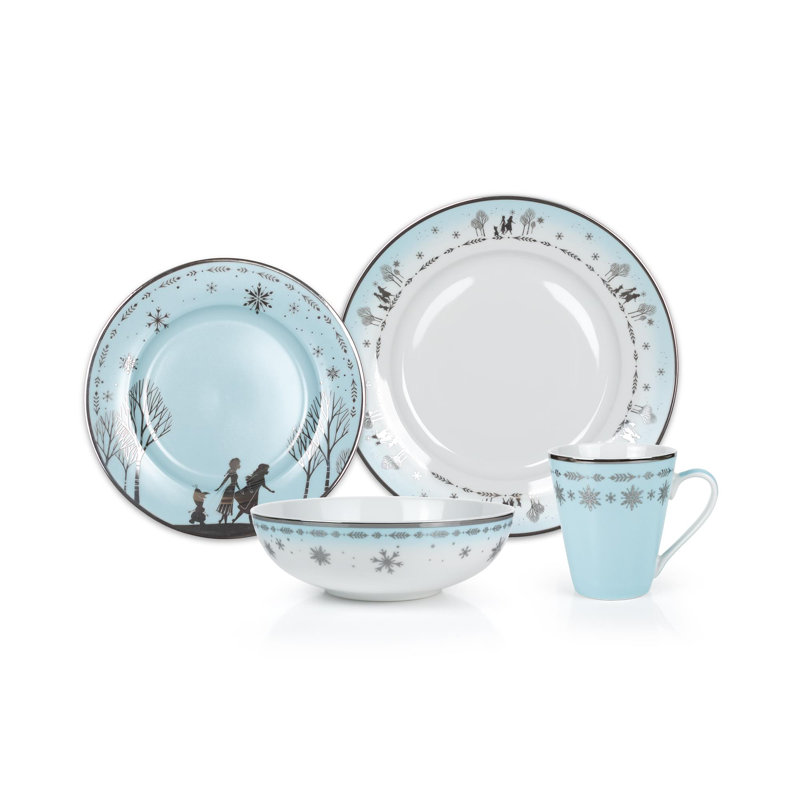 Ceramic Dinnerware Set 4 Piece - Service for 4