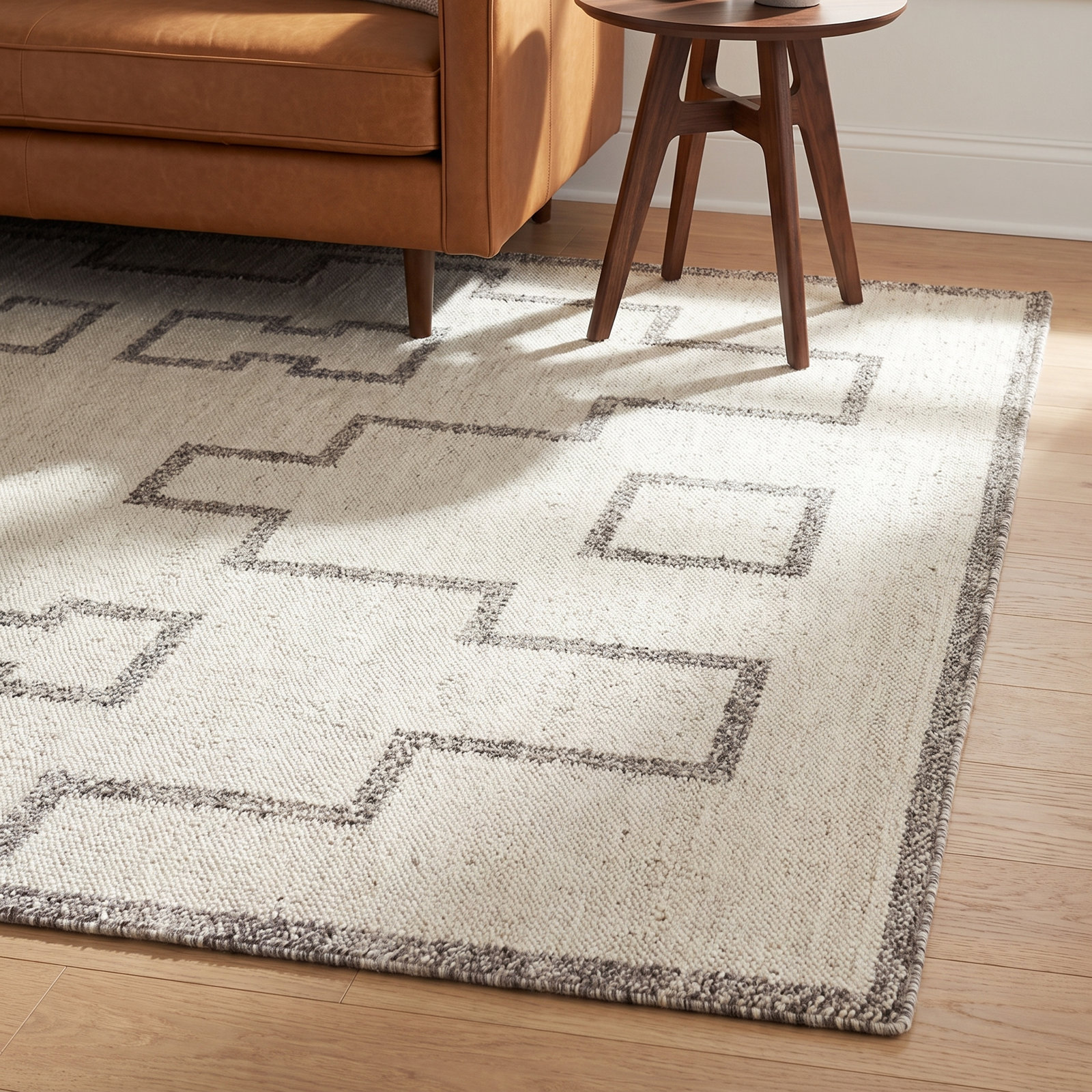 Kardarius Hand-Woven Moroccan Rug, Rectangle 8' x 10'