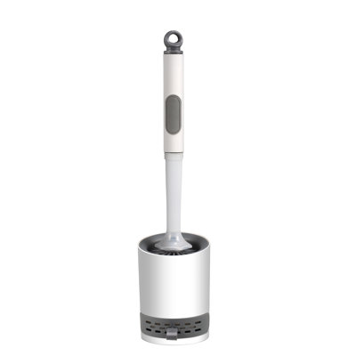 Refillable Toilet Brush & Holder (TPR Head)