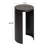 Sleek Metal Round End Table