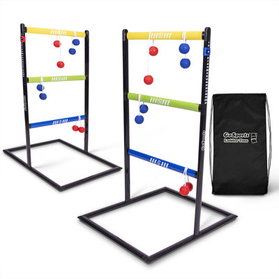 GoSports Outdoor Pro Ladder Toss Ball Game Set - Backyard Set with Carrying Case