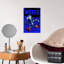 Roller Skating Robot Classic Energetic Playful Wall Art Print 1 Piece Wrapped Canvas Wall Art-1673101169