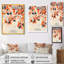 Orange orange, feuilles d'automne II - feuilles, art mural sur toile-179275576-179275578-179275583