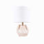 Lampe de table géométrique en verre