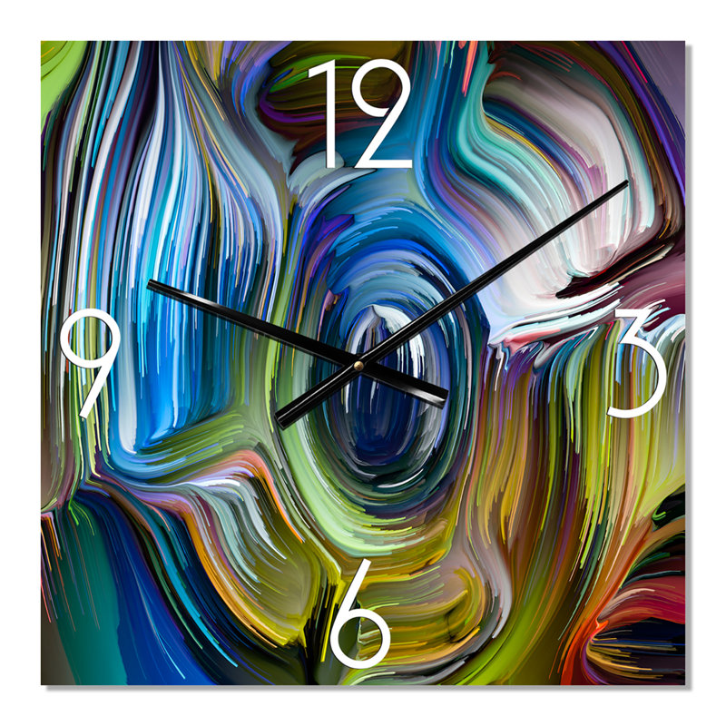 Color Fusion - Horloge murale moderne, Petit