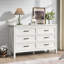Commode 6 tiroirs en bois 47 po avec dispositif anti-basculement-647874438