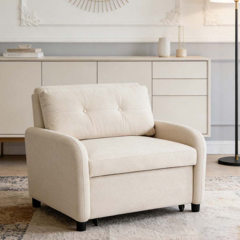 Fauteuil convertible 3 en 1, Beige