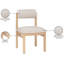 Chaise rembourrée en tissu texturé Frakes-2046438121-2046438120