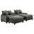 Black Chenille/Polyester Blend