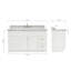 Ensemble de meuble-lavabo simple 61 po Abell-70315889