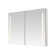 Signature Royale 48" x 36" LED Medicine Cabinet Defogger, 3X LED Lighted Vertically Adjustable Magnifying Mirror, Digital Clock, Electrical Outlets