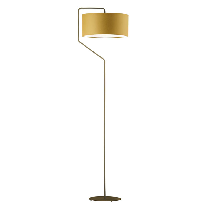 Eleanore 156cm Traditional Floor Lamp, Mustard