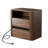 2 Drawer Nightstand With Charging Station