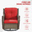 Chaise longue d'extérieur en osier Nicolina-1787374404