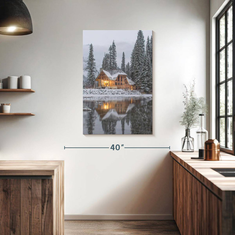 Chalet d'hiver Lilie, H 39 po x l 26 po