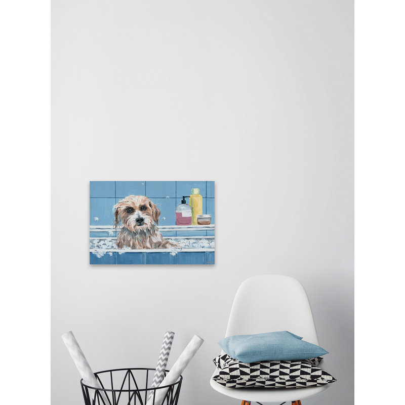 Hand Me A Towel - Wrapped Canvas Painting, 66cm H x 101cm W x 2cm D