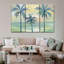«Marine Layer Palms», reproduction d'art sur toile-1761125691