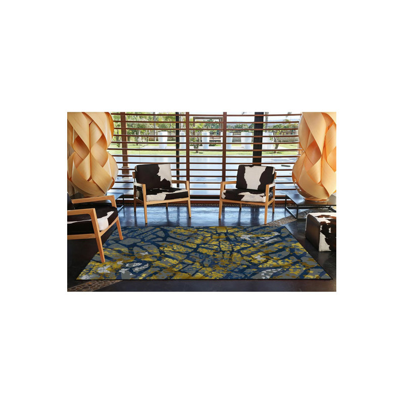 Tapis lavable Modern, Sous-tapis rond 3 pi 3 po inclus
