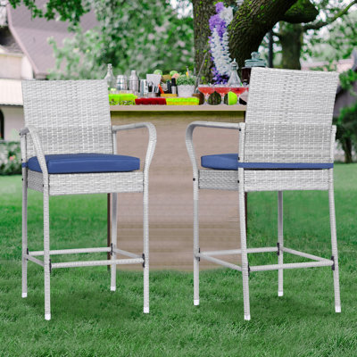 Tabouret 30 "avec coussin Carsynn