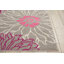 Tapis gris / rose / bleu à motif floral Carollee-25564876