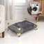 Lit pour animal de compagnie en velours avec coussin lavable Floreen Lucite