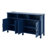 Modern 4-Door Sideboard Buffet With Adjustable Shelves And Half-Open Storage Cabinet-14669717