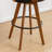 Swivel Upholstered Cane Back Counter Stools-592409354-592409355