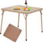 Table pliante Brunhilde 33,5 pouces à économie de place pour le bureau à domicile, petits espaces intérieurs, table pliable portable pour la salle à manger extérieure, patio, terrasse, balcon, piscine, aucun assemblage requis-400948984