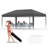 Easy One-Person Setup Pop Up Canopy Tent – Heavy Duty, Waterproof & UV Protection, Commercial Outdoor Gazebo for Party, Event, Backyard, 20x10FT, Grey, Size: Three M x 6M-124820547