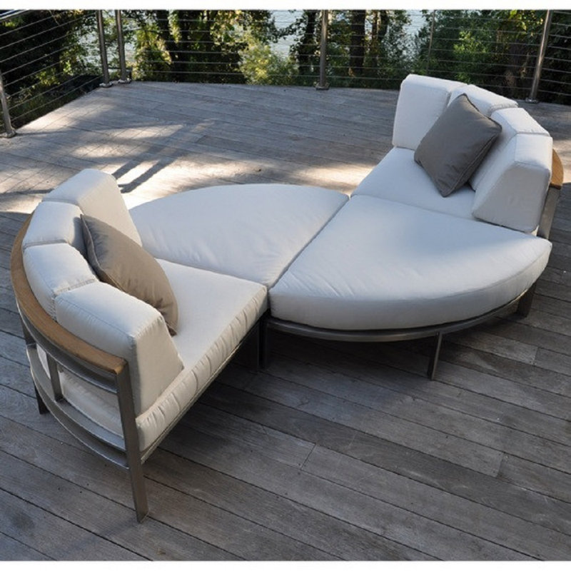 Tivoli Outdoor Ottoman, Cloud