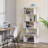 Five Layer Simple Household White Bookshelf-2102272355