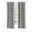 Panneau de rideau simple semi-diaphane avec passe-tringle Antheia-323002528-323002535