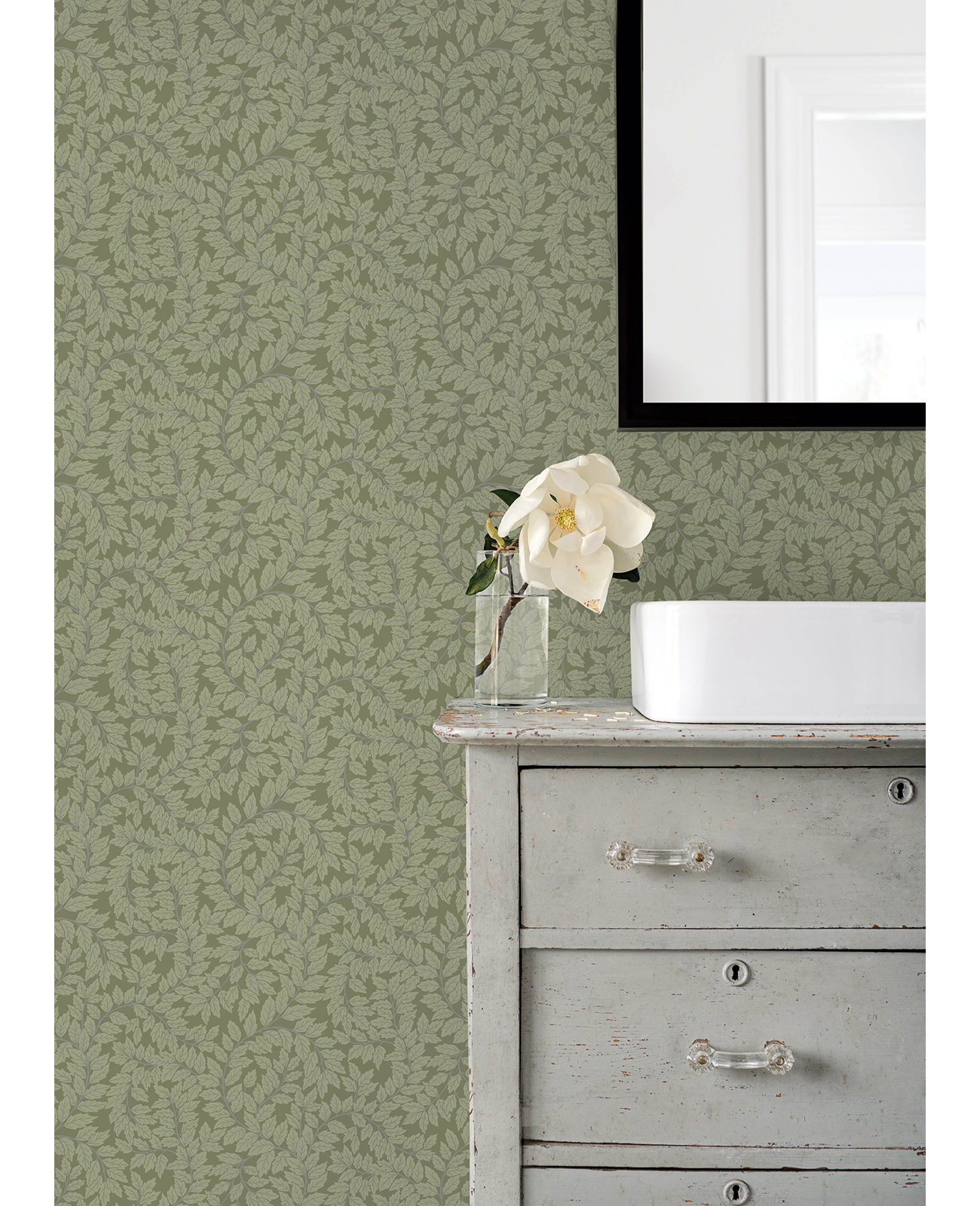 Vesa Botanical Wallpaper, Green