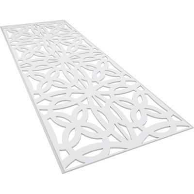 32.25'' H x 94.5'' W x 0.375'' D Expanded Cellular PVC Wainscot Paneling