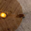 Table basse ronde et rustique