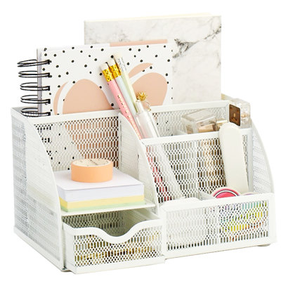 Organisateur de bureau en filet Latitude Run® - mauve clair