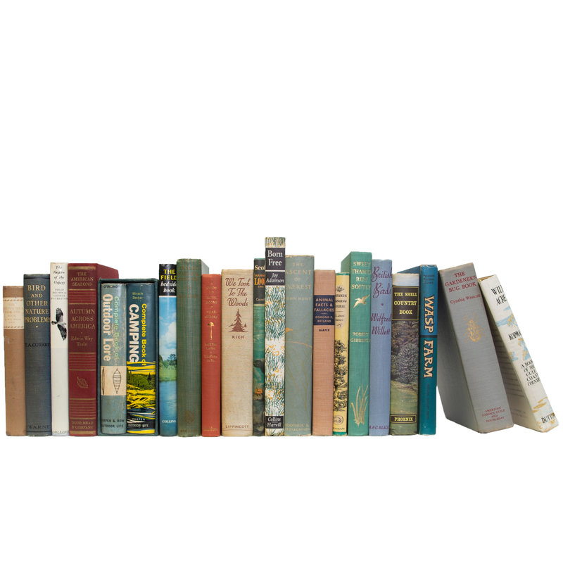Decorative Books - Vintage Outdoors - Subject Books by the Foot