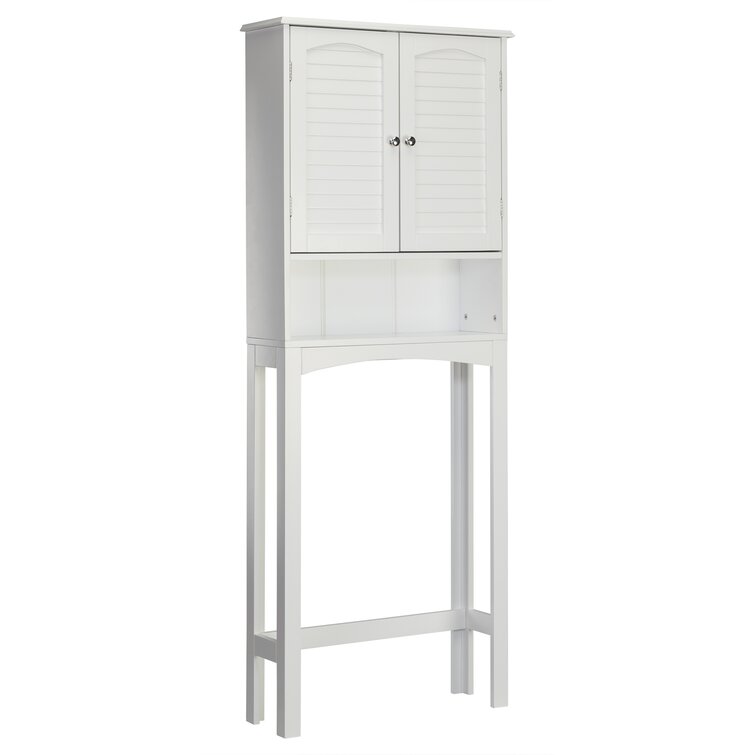 White 24.62 in. W Bathroom Space Saver, 3 Tiers, Over The Toilet Storage Cabinet, Better Homes & Gardens