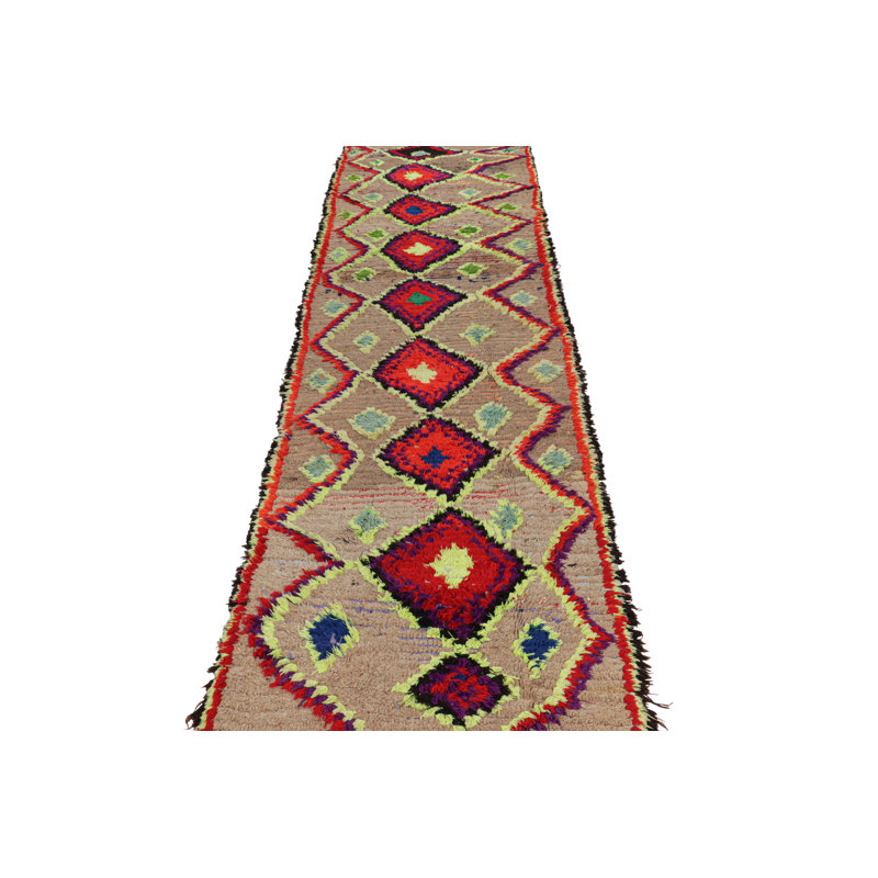 One-of-a-Kind 3'3”x13' Hand Knotted Area Rug