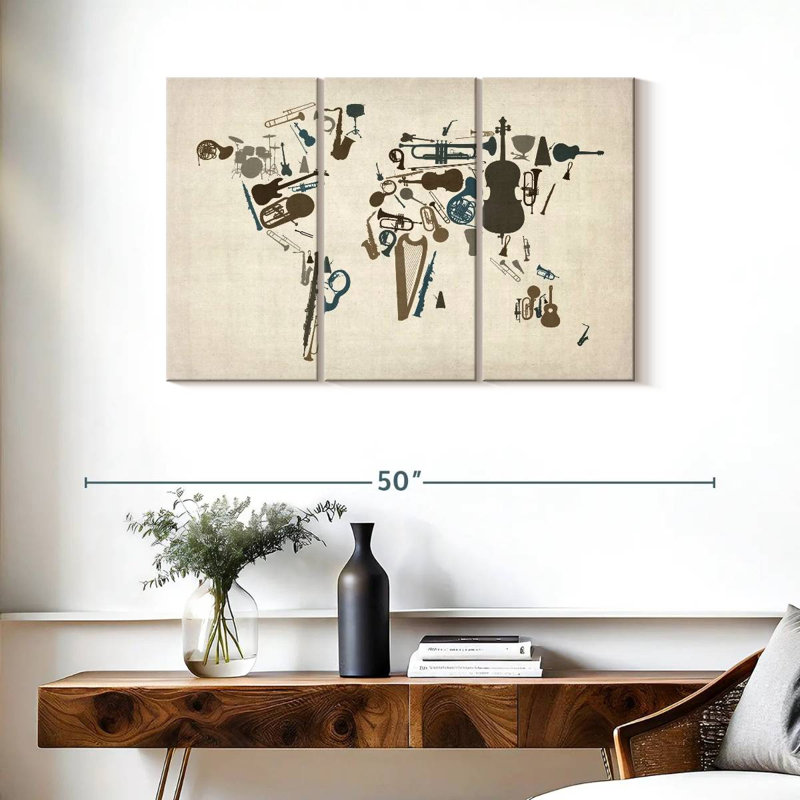 Instruments de musique Briuna Of The World, H 24 po x l 38 po