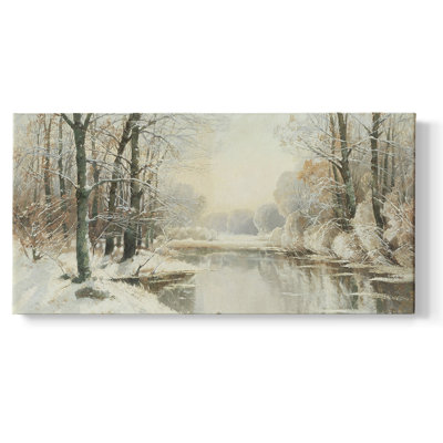 Série paysage - CDXII - Toile tendue avec châssis encadré - Prêt à être accroché