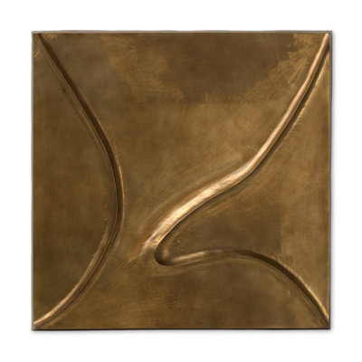 Ozias Metal Wall Panel-Smooth Golden