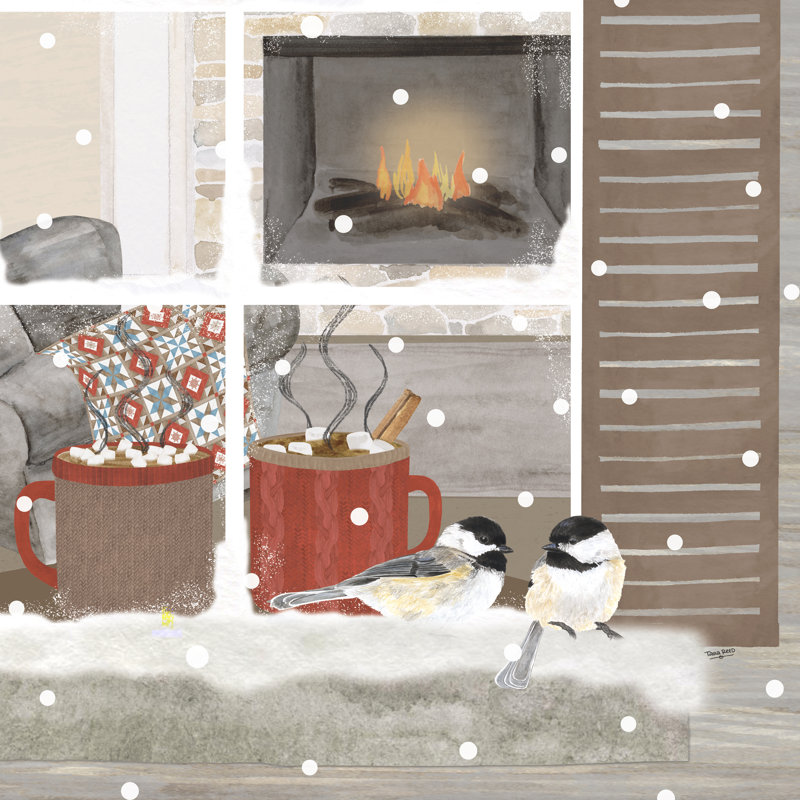 «Hot Chocolate Season II» par Tara Reed, H 20 po x l 20 po x P 1,25 po