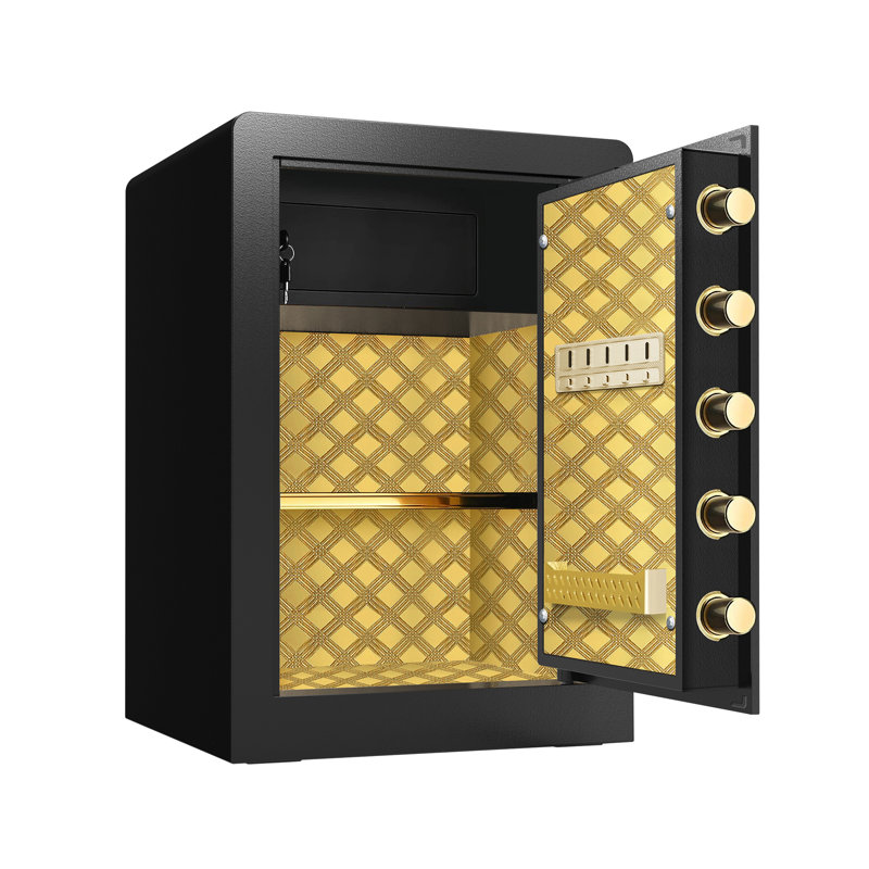 Grand coffre-fort de sécurité électronique avec fonction cachée à code cubique avec armoire intérieure privée