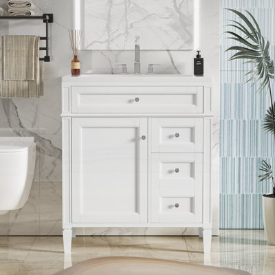 Meuble-lavabo de 30 po avec lavabo supérieur