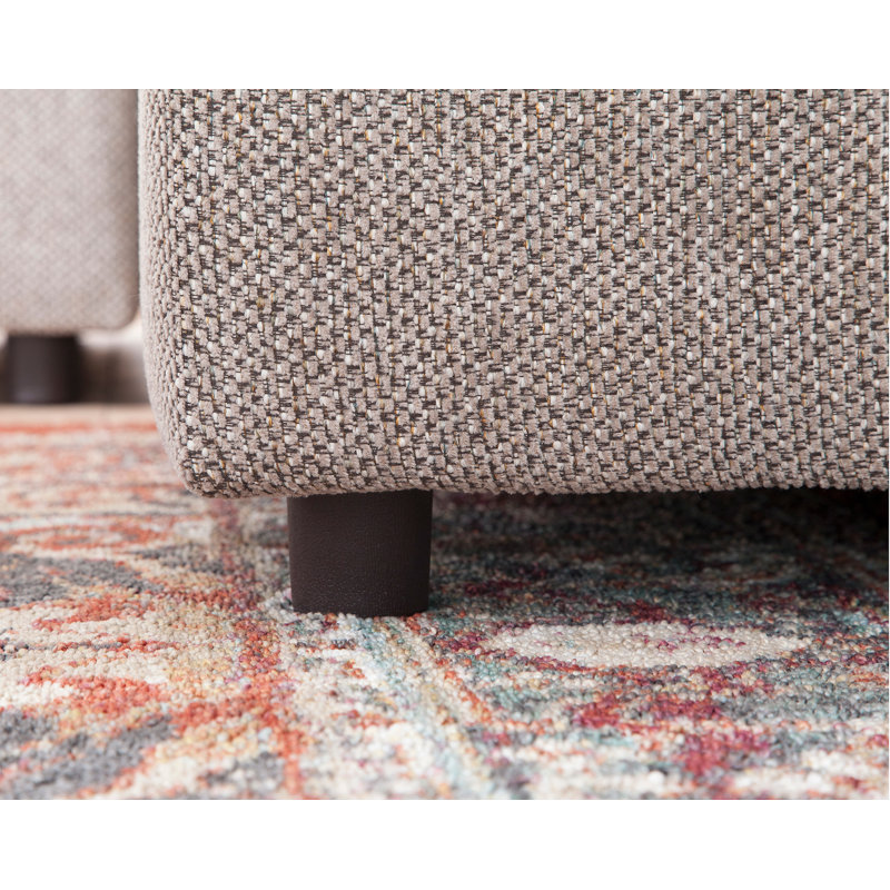 Tiearra Upholstered U-Shaped Sectional Right Hand Facing