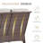 7-9 Person Outdoor Wicker Family Party Conversation Set With Swivel Rockers And Fire Pit-1006757692-1006757695