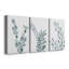 «Blue Botanical Wash I», ensemble de 3 reproductions sur toiles tendues-538172531